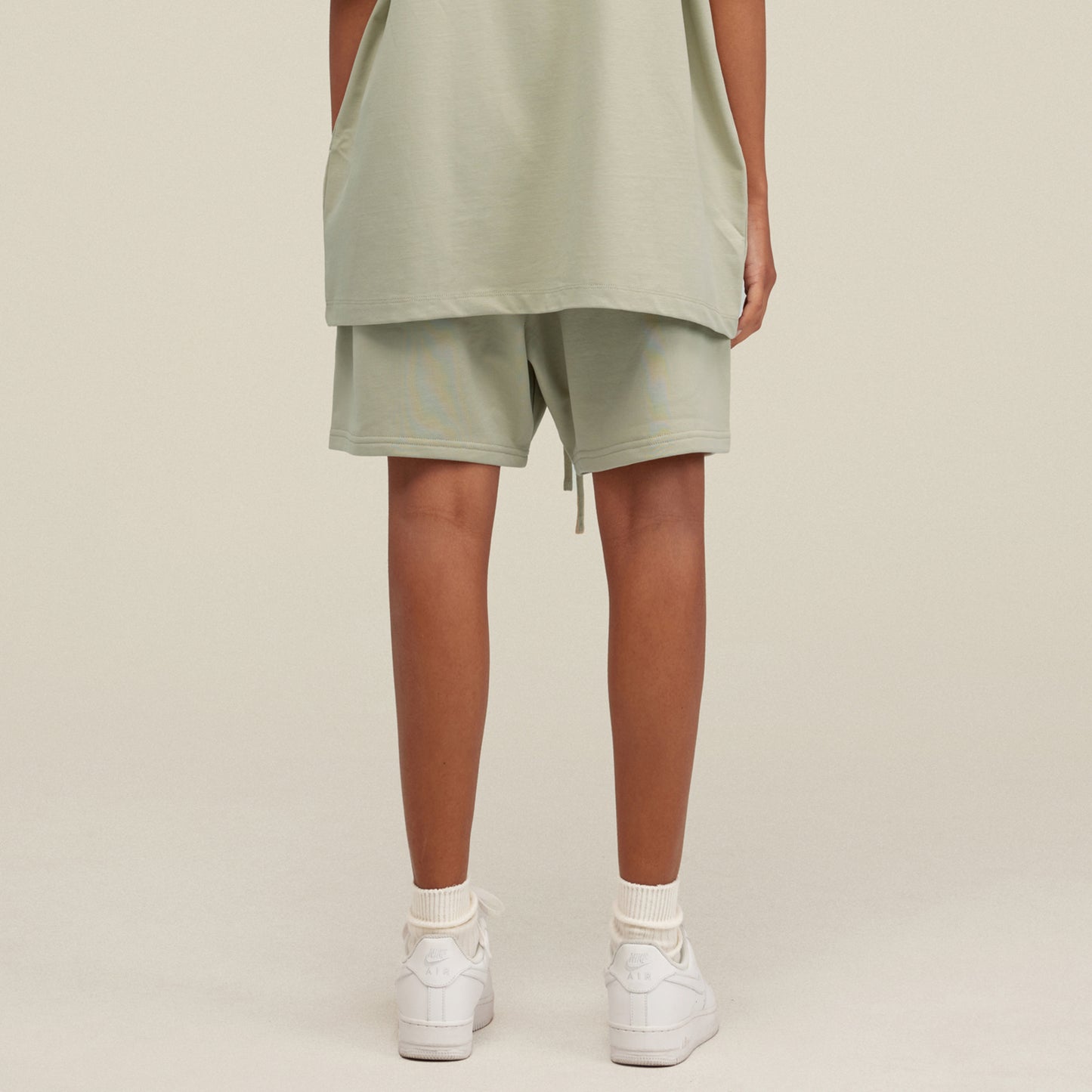 Unisex Oversized Shorts - Aube Embroided