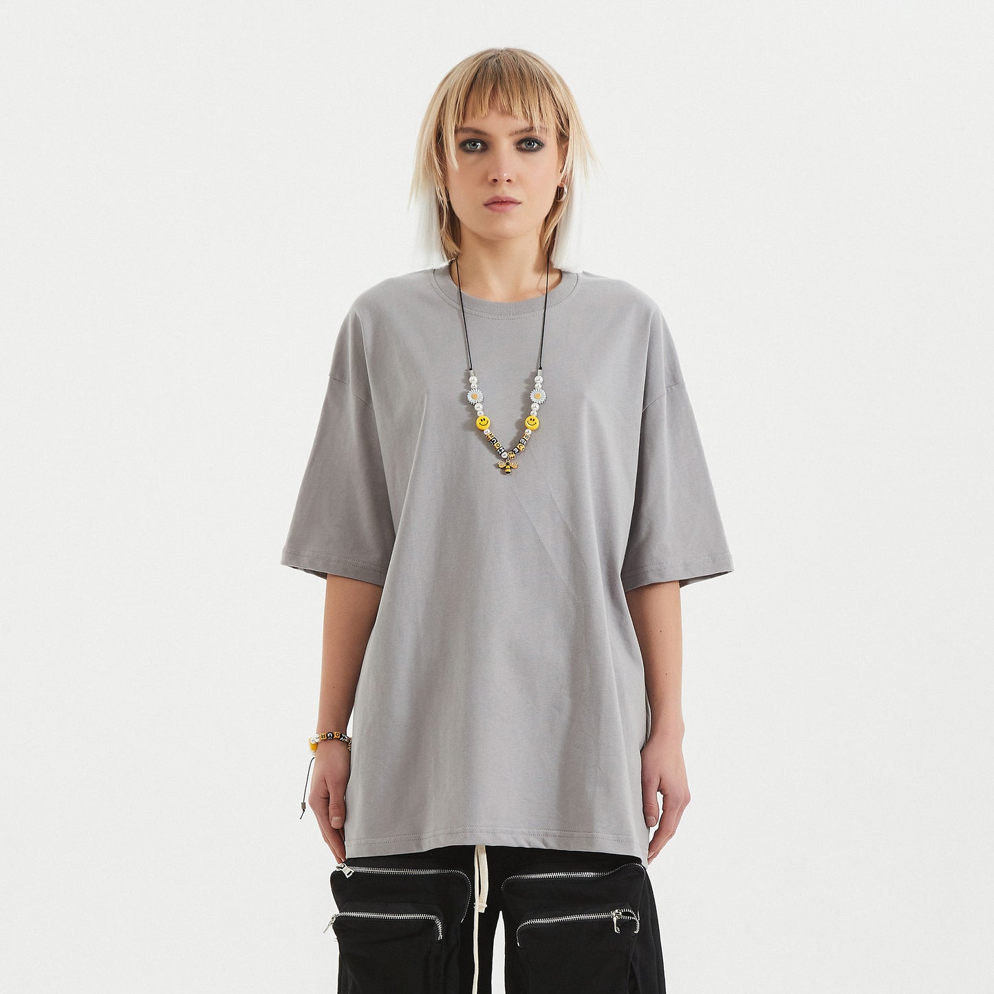 T-shirt Unisex Oversized - Aube 90's Embroided