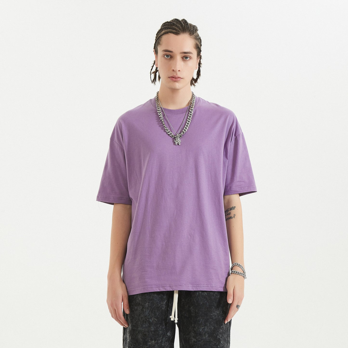 T-shirt Unisex Oversized - Aube 90's Embroided