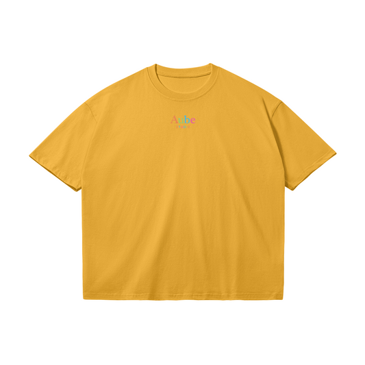Aube 90’s by Aube Studio in White - Flat lay front view - Unisex oversized fit - Aube Studio